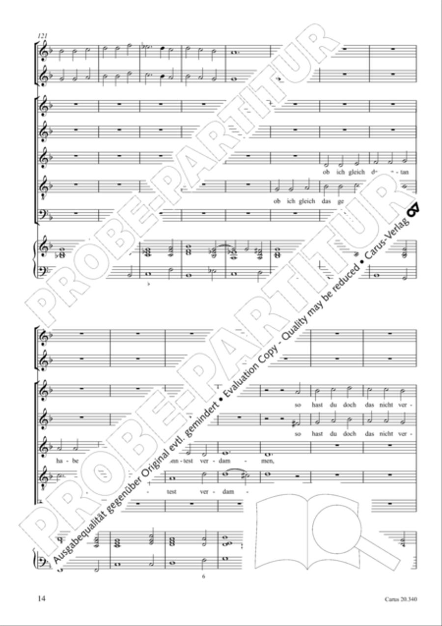 O du allersu!ester und liebster Herr Jesu SSATB scores gallery preview page 15