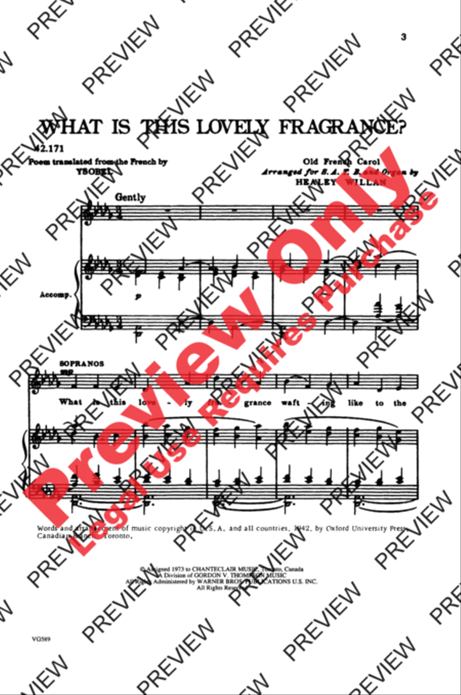 What Is This Lovely Fragrance? 4-Part scores gallery preview page 10