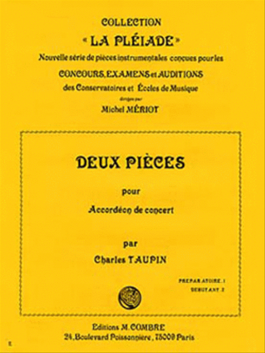 Pieces (2): Reverence - Melodie Accordion scores gallery preview page 1