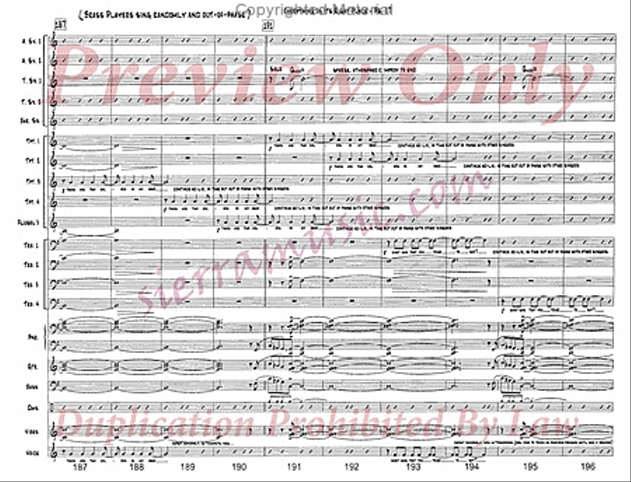 Everything In Its Right Place Jazz Ensemble scores gallery preview page 28