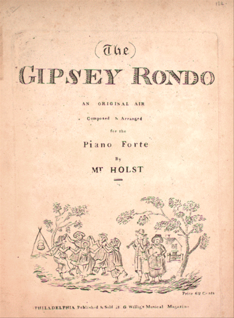 The Gipsey Rondo. An Original Air Piano Solo scores gallery preview page 1