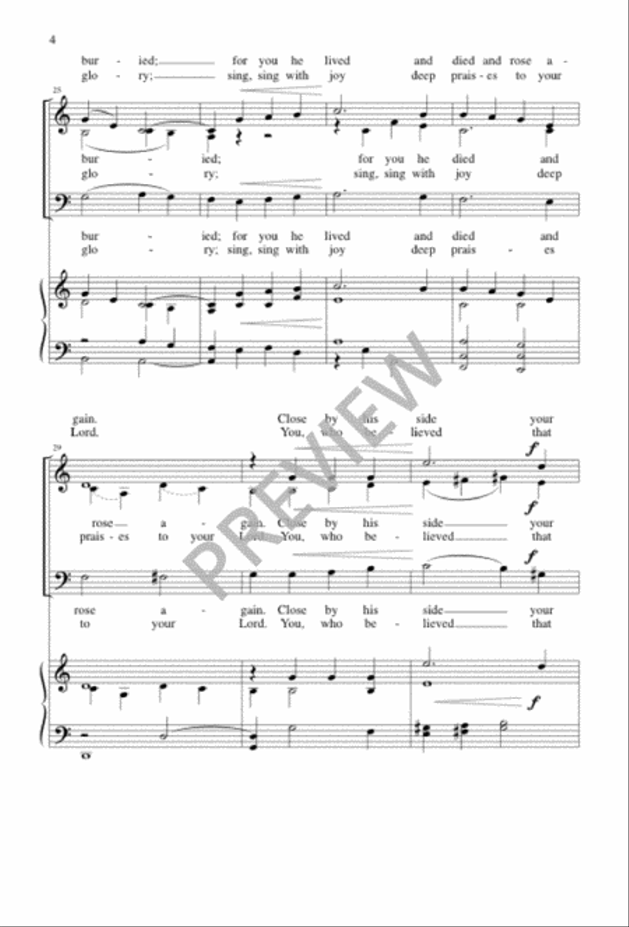 Go, Silent Friend Go, Silent Friend 3-Part scores gallery preview page 4