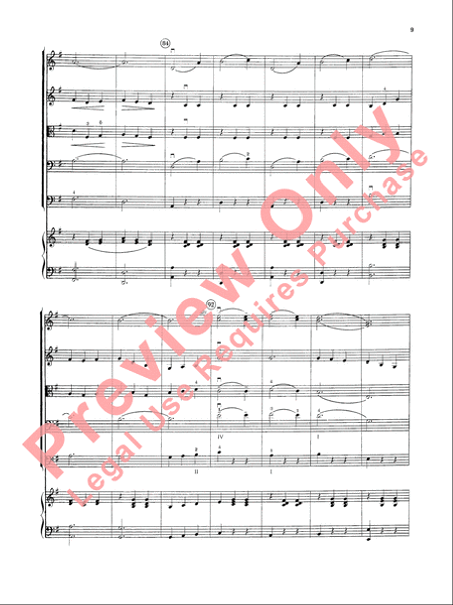 The Merry Widow String Orchestra scores gallery preview page 10