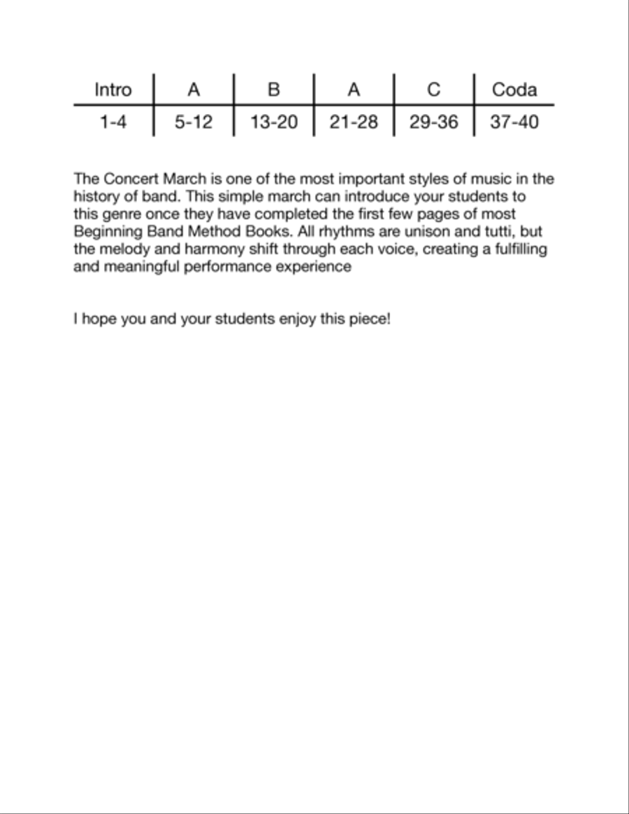 March for Success March for Success Concert Band scores gallery preview page 3