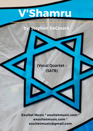 V'Shamru (Vocal Quartet - (SATB)