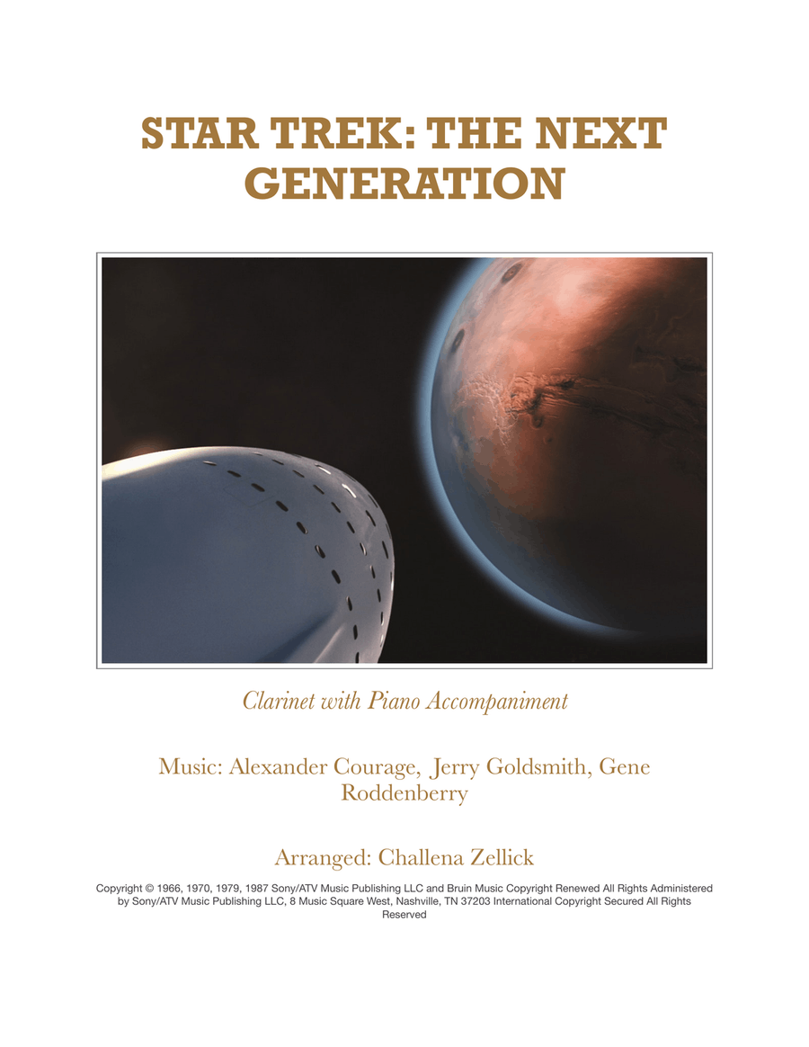 Star Trek - The Next Generation(r) Clarinet Solo scores gallery preview page 1
