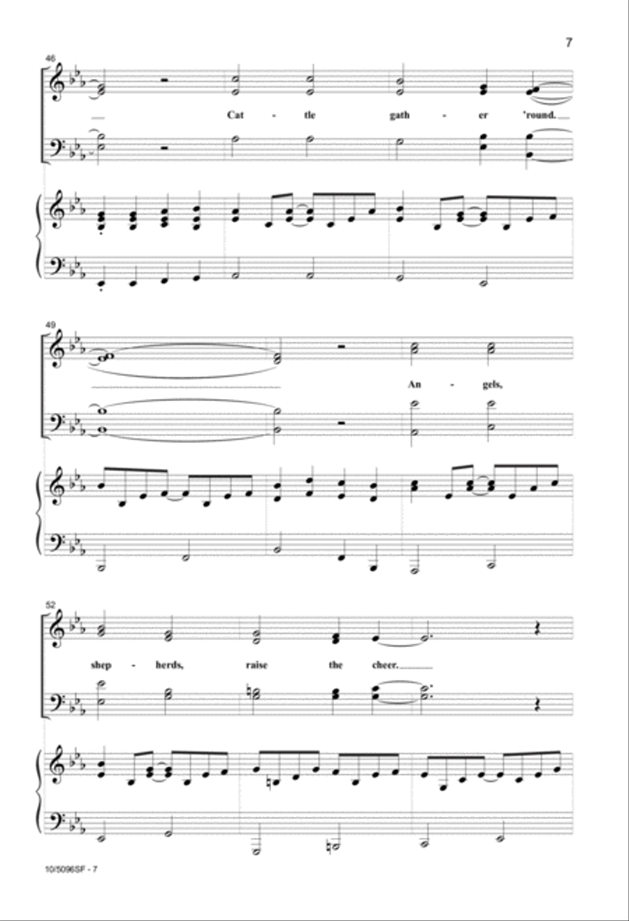 Christian Friends, Rejoice! 4-Part scores gallery preview page 7