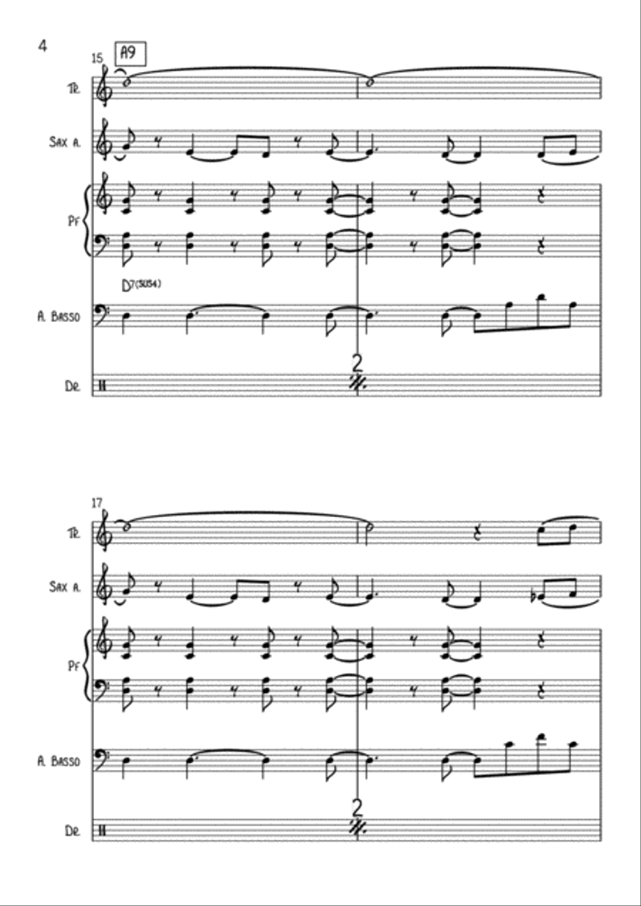 Maiden Voyage Maiden Voyage Jazz Ensemble scores gallery preview page 4