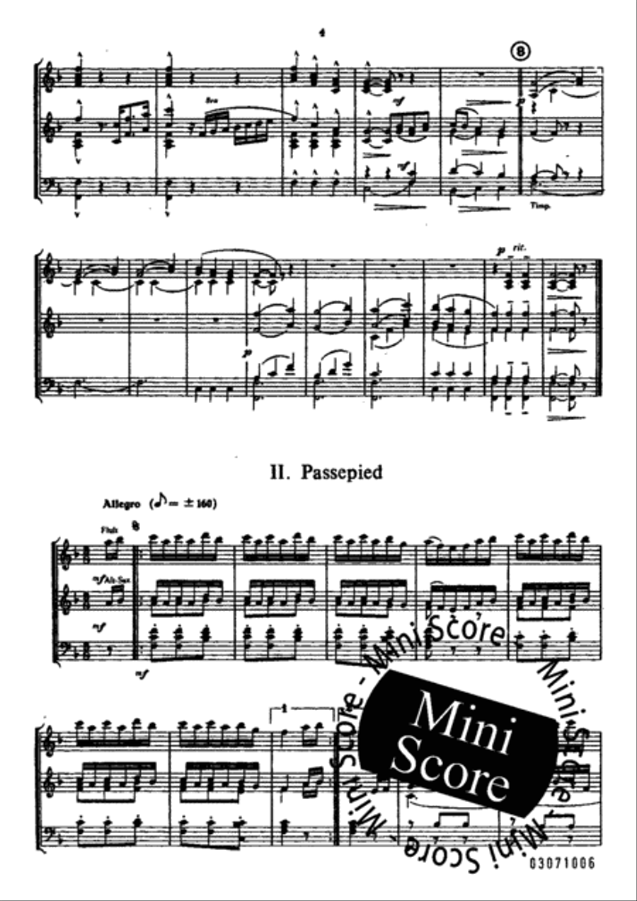 Zemire et Azor Concert Band scores gallery preview page 8