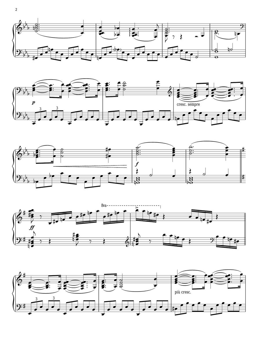 Warsaw Concerto Acoustic Guitar scores gallery preview page 2