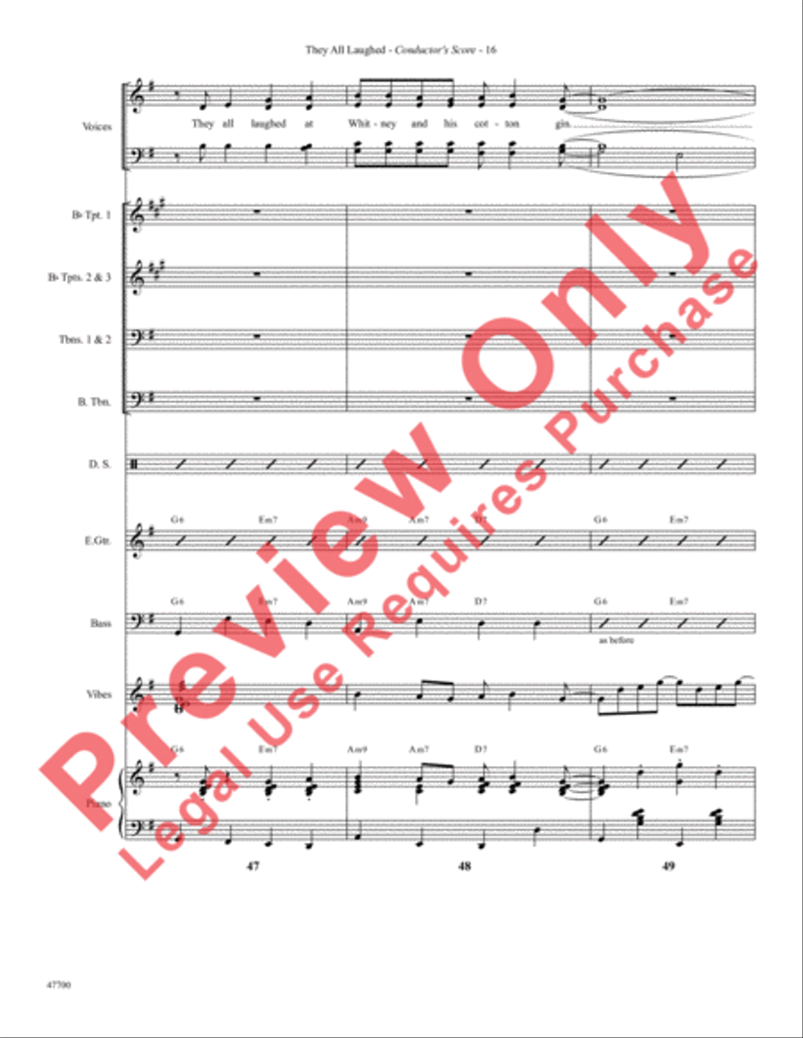 They All Laughed Choir scores gallery preview page 19