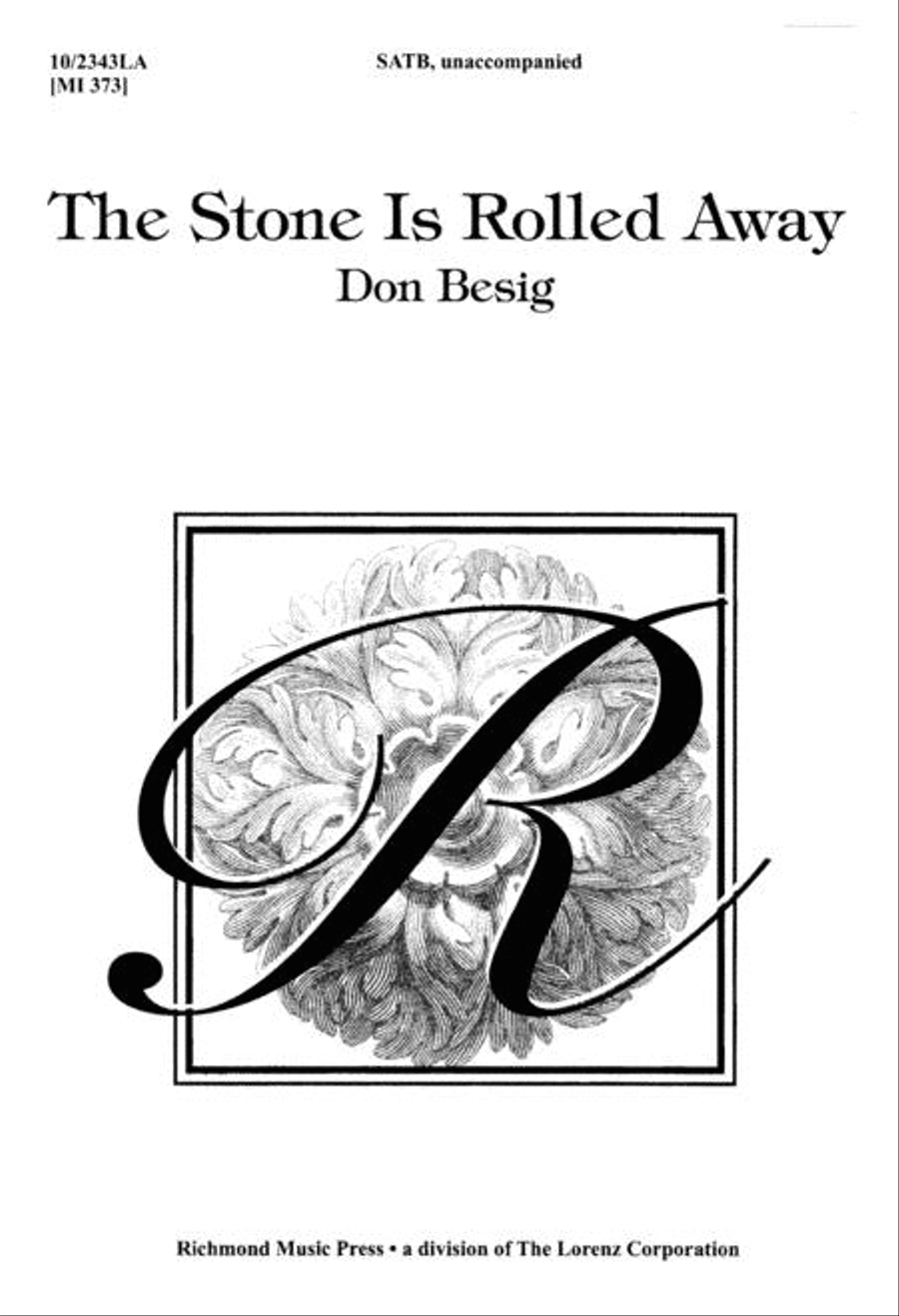 The Stone is Rolled Away 4-Part scores gallery preview page 1