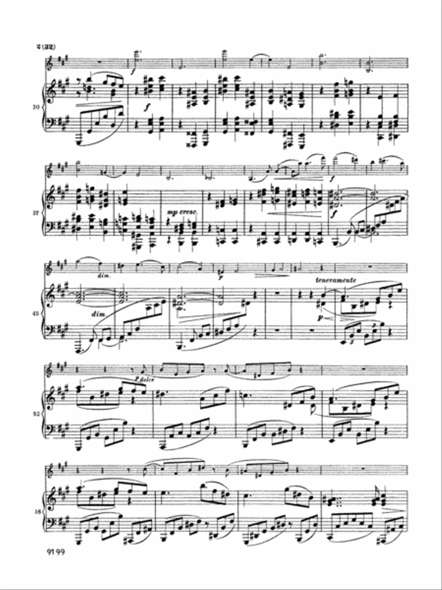 Brahms: Sonata in A Major, Op. 100 Piano scores gallery preview page 4