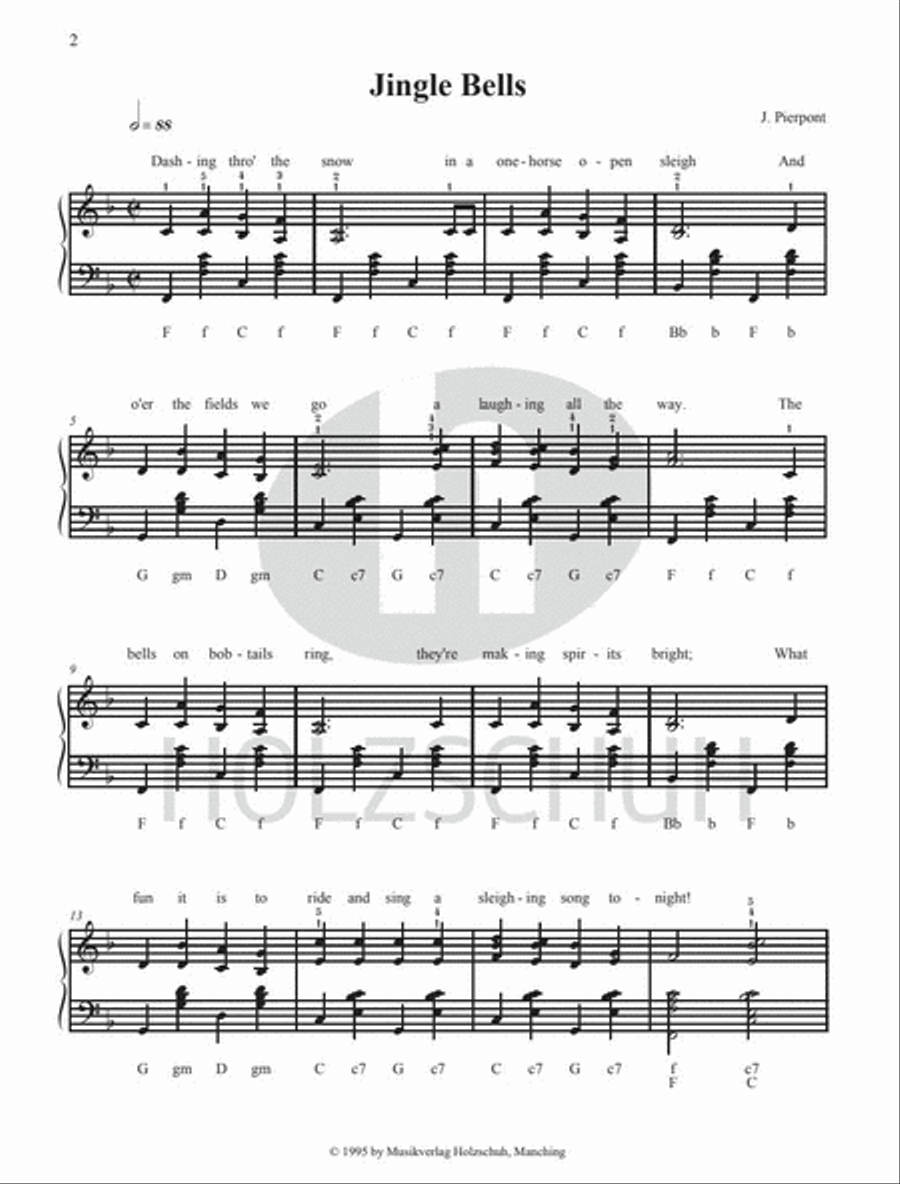 Weihnachtslieder aus aller Welt - Akkordeon Accordion scores gallery preview page 2