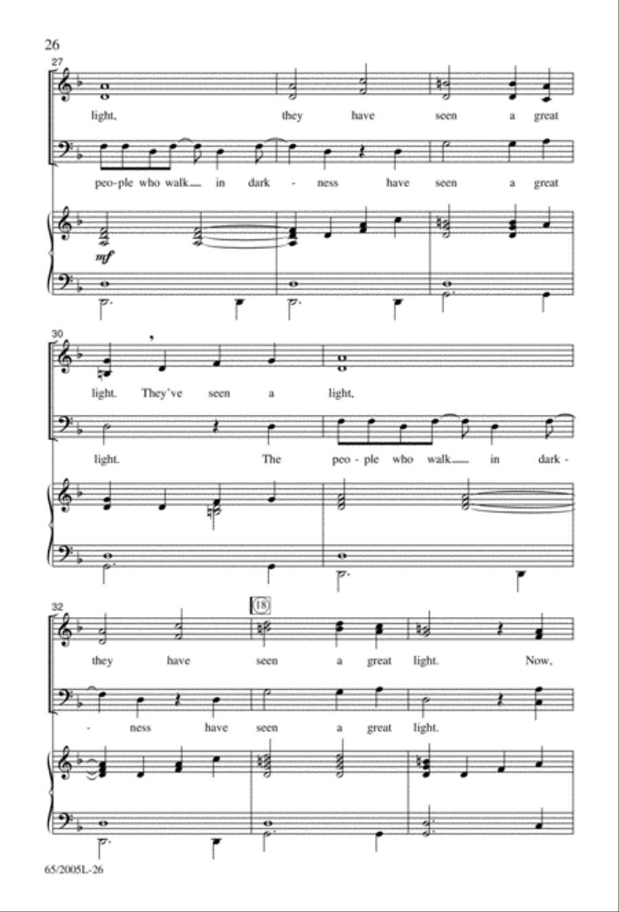 I Hear the Prophet Callin' 4-Part scores gallery preview page 27