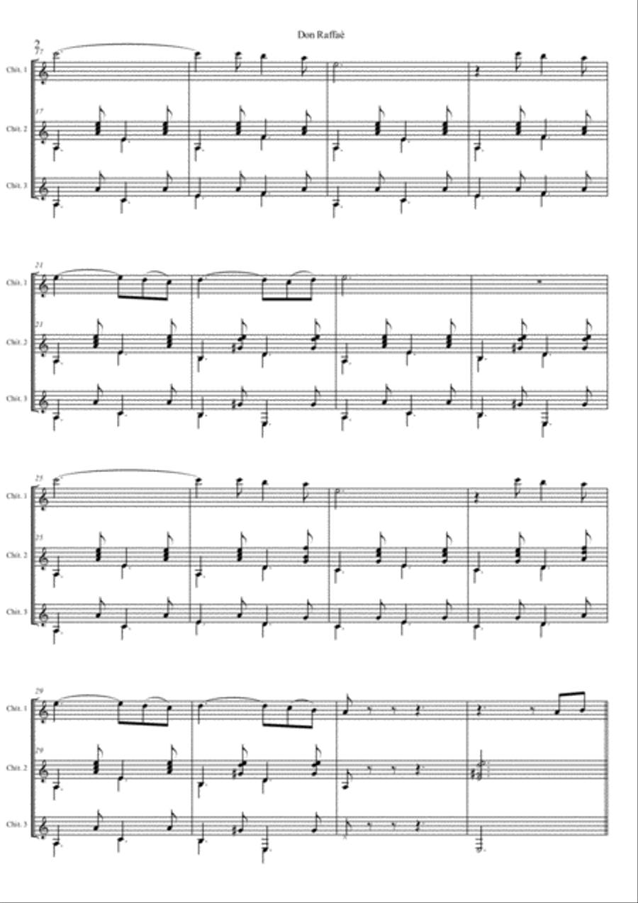 Don Raffae' Don Raffae' Guitar Solo scores gallery preview page 2