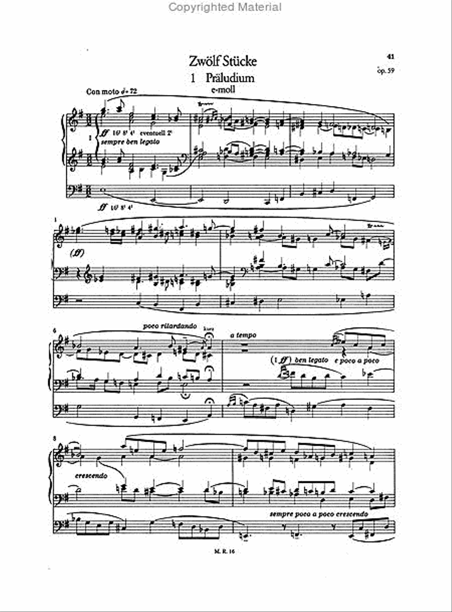 Complete Organ Works Complete Organ Works Organ scores gallery preview page 4