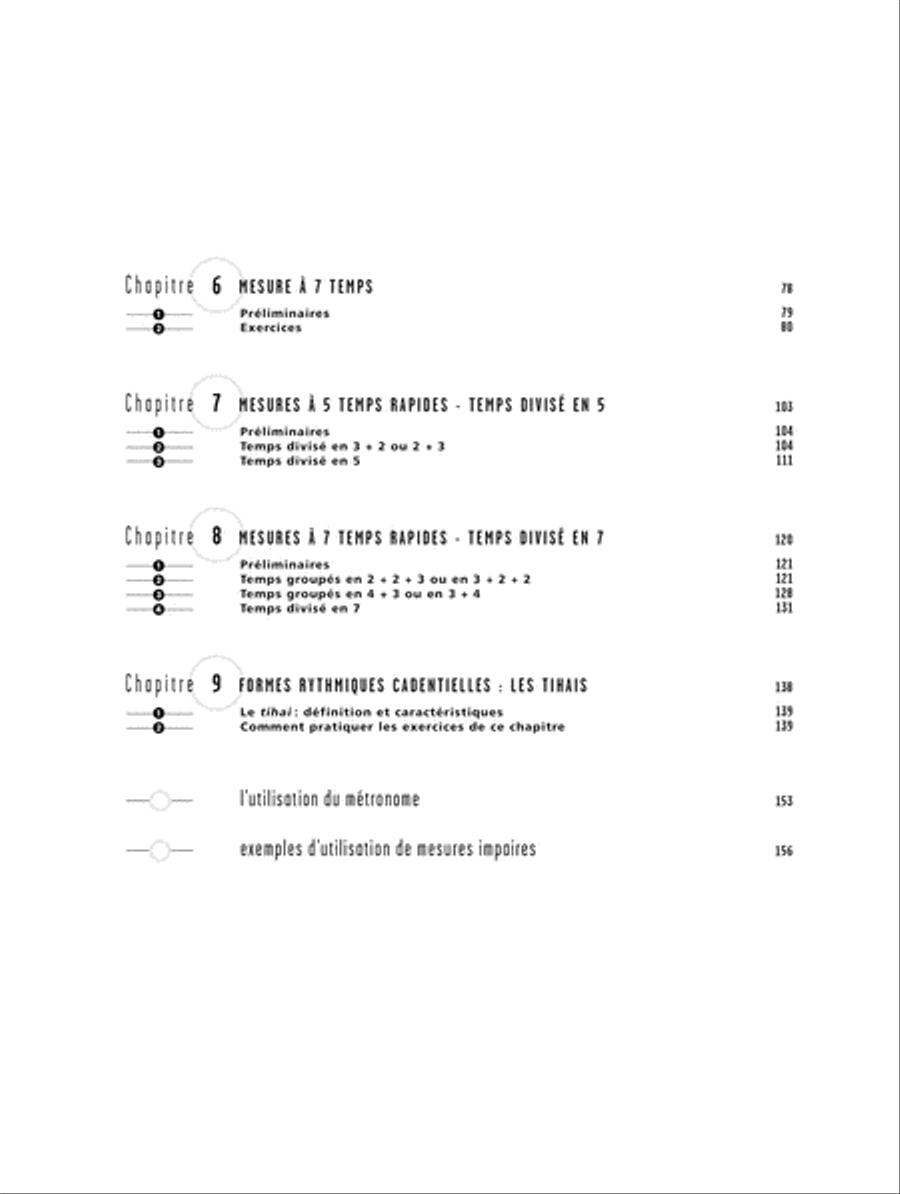 Les Cahiers du rythme - Volume 3: Rythmes impairs et tihais