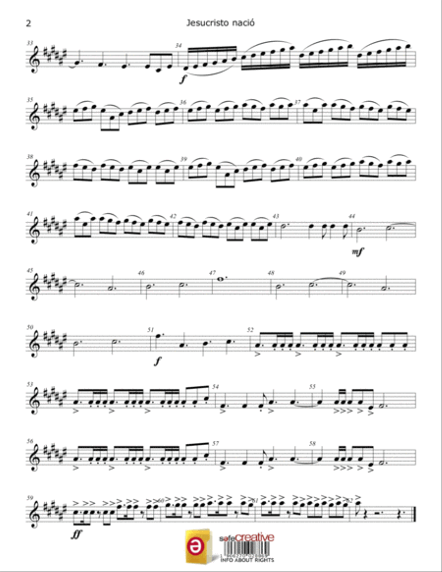 Jesucristo nació Chamber Orchestra scores gallery preview page 4