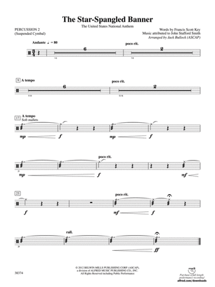 The Star-Spangled Banner: 2nd Percussion