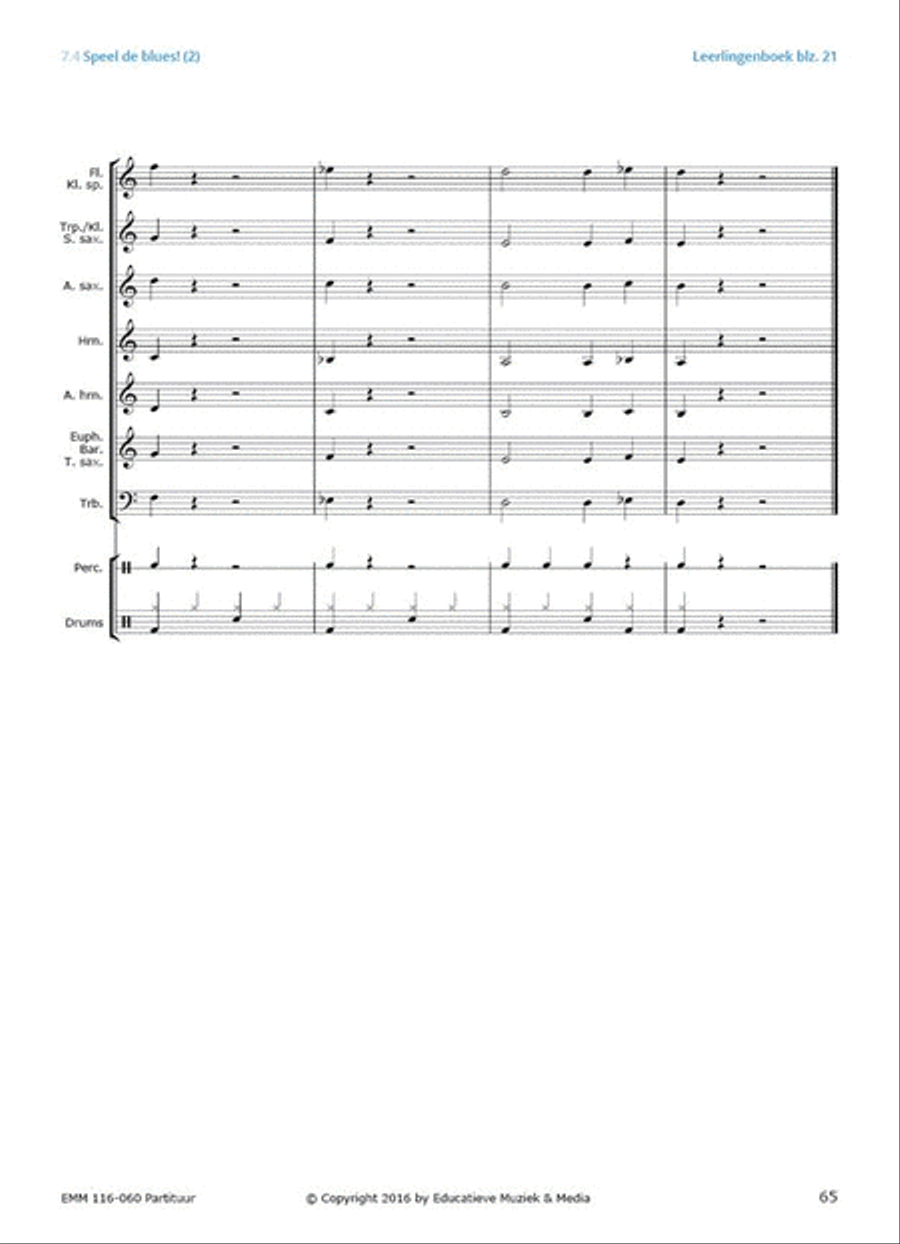 Samen Leren Samenspelen Partituur Concert Band scores gallery preview page 10