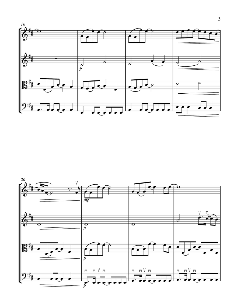 This I Promise You String Quartet scores gallery preview page 3