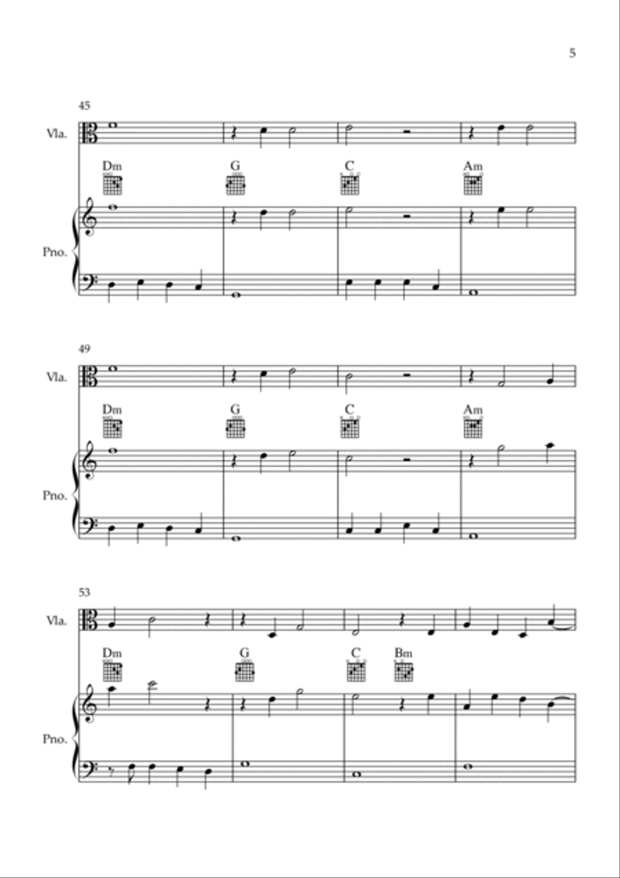 Flowers Viola scores gallery preview page 5