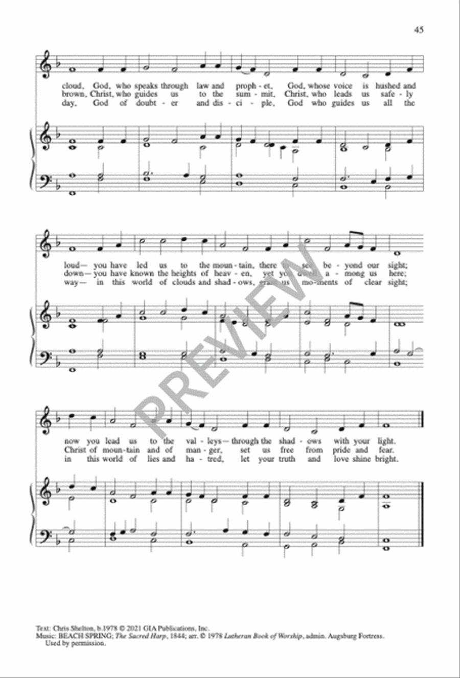 Sing No Empty Alleluias Sacred scores gallery preview page 42