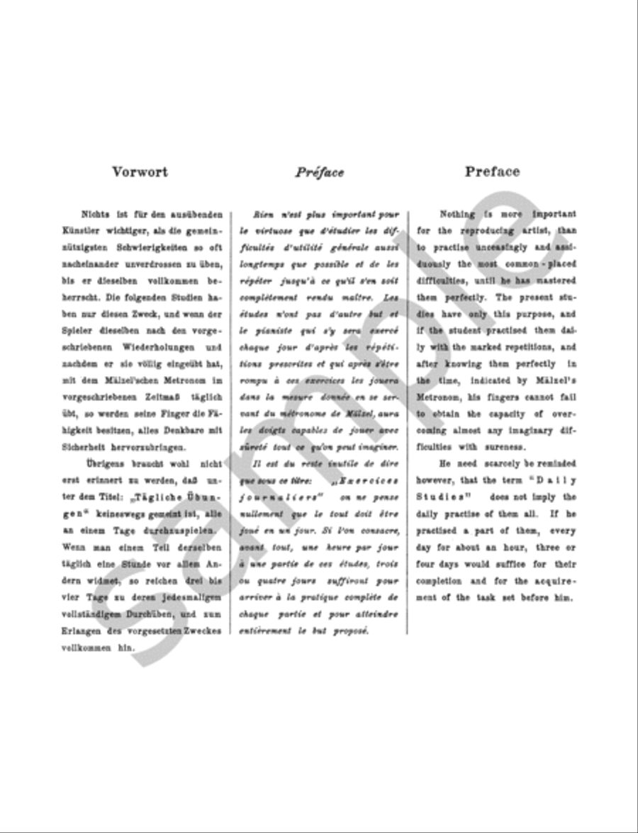 40 Daily Exercises Op. 337 for Piano Piano Method scores gallery preview page 2