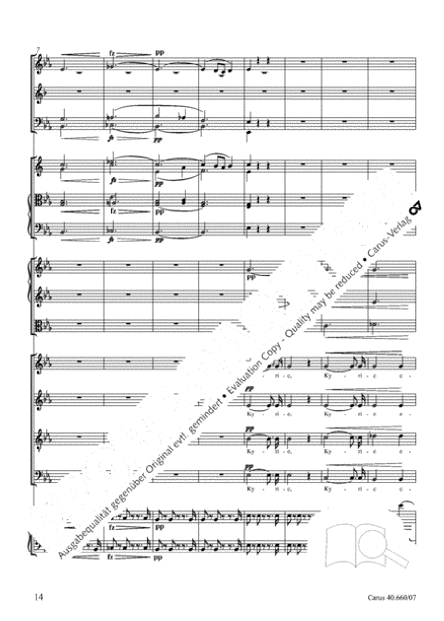 Mass in E flat major (Messe in Es)
