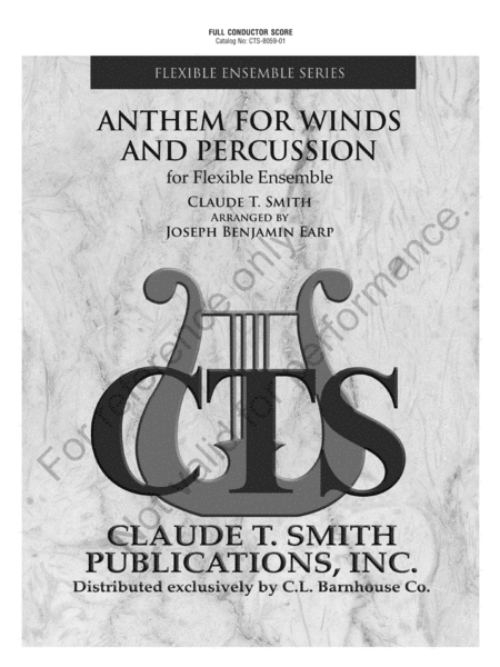 Anthem For Winds And Percussion image number null