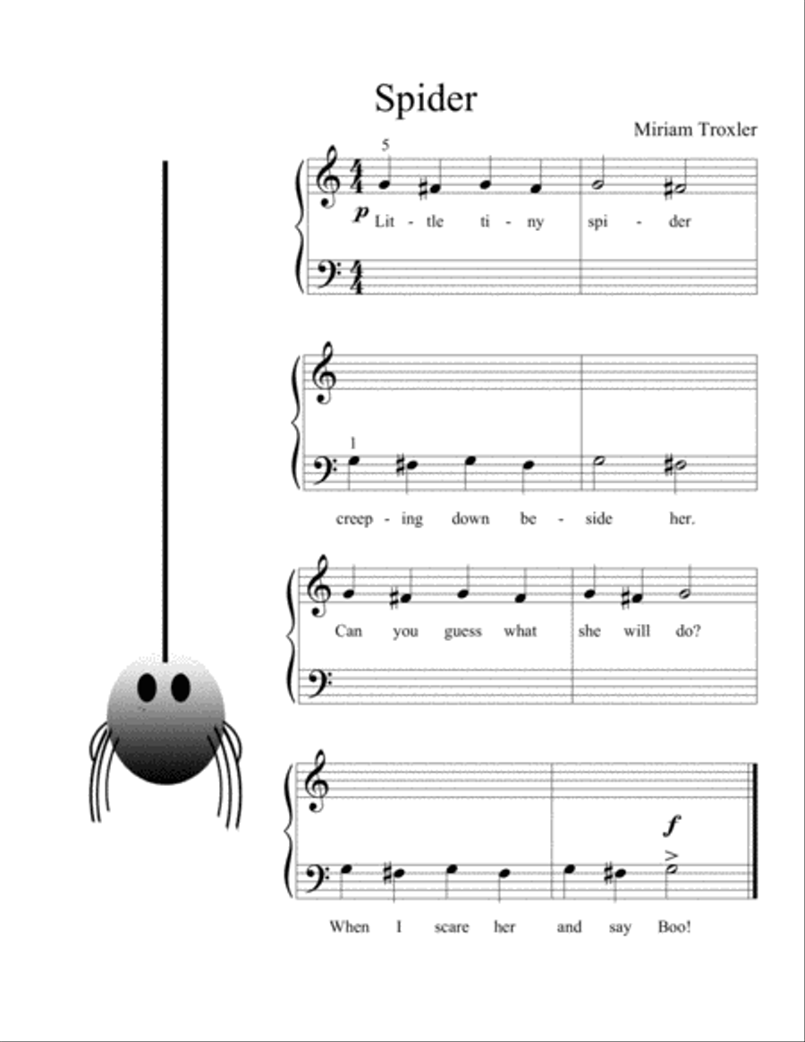 Halloween Adventures Piano Method scores gallery preview page 3