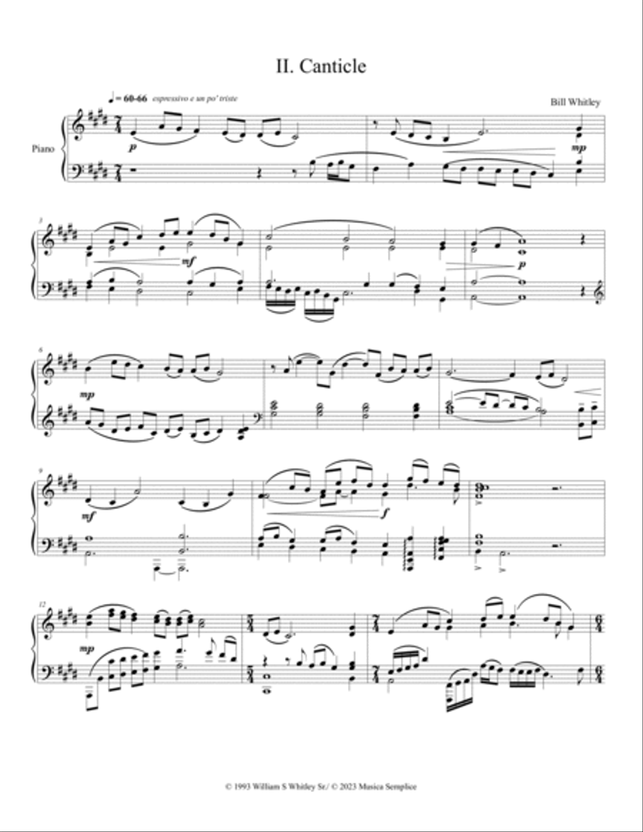 Lydian Improvisations (1993) Piano Solo scores gallery preview page 5