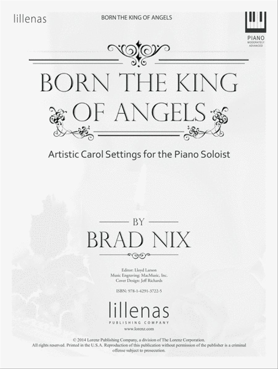 Born the King of Angels Born the King of Angels Piano Solo scores gallery preview page 1