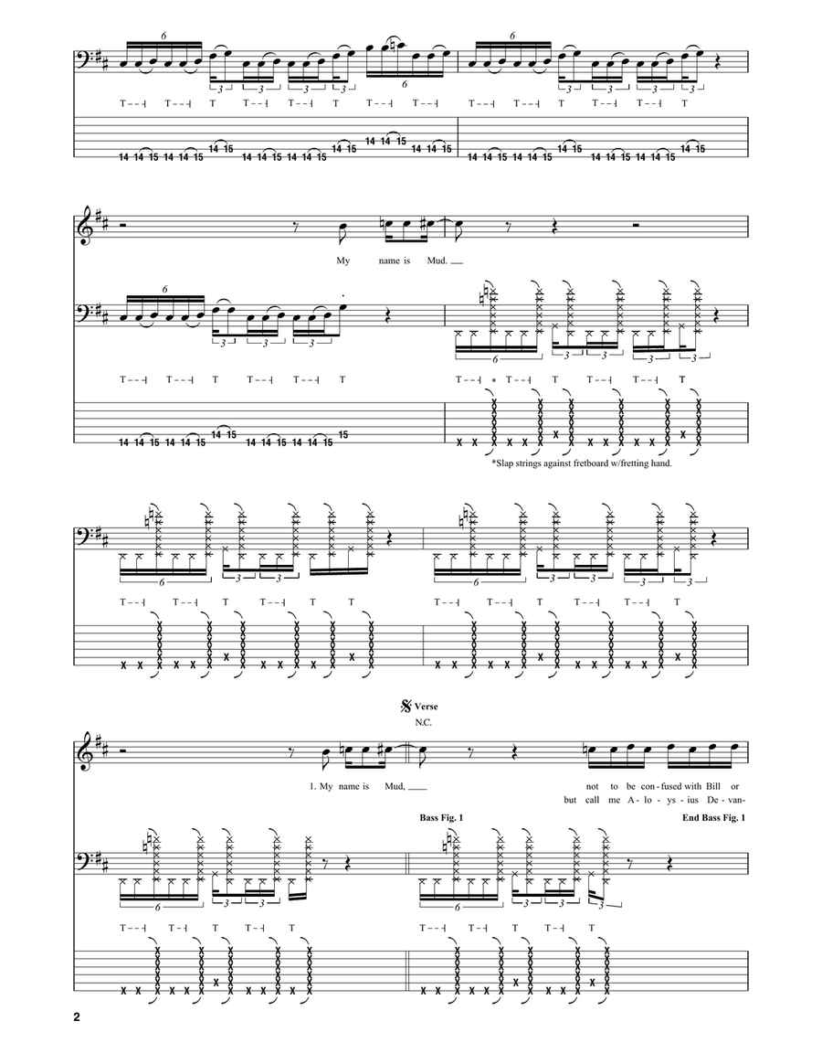My Name Is Mud Acoustic Guitar scores gallery preview page 2