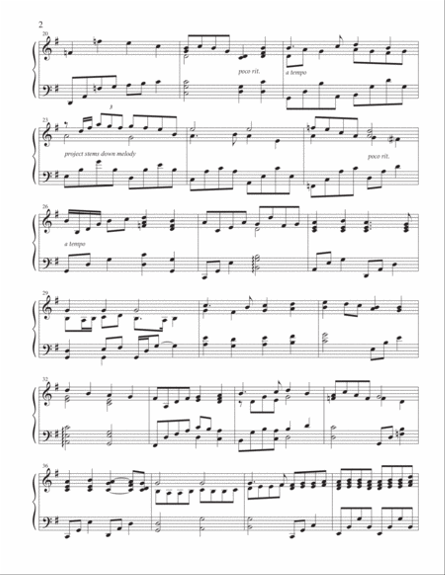 The Mark Hayes Piano Solo Series Piano Solo scores gallery preview page 3