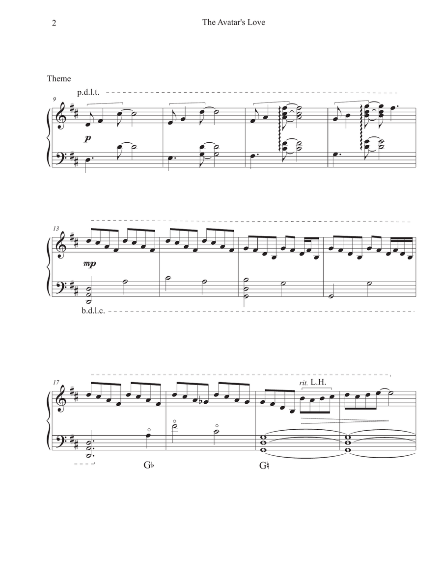 Avatar: The Last Airbender Harp scores gallery preview page 2