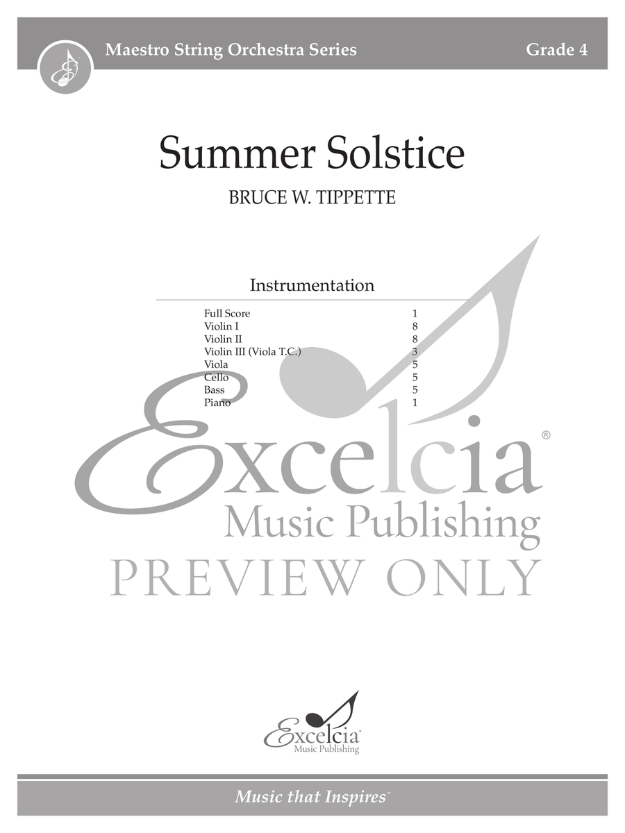 Summer Solstice String Orchestra scores gallery preview page 2