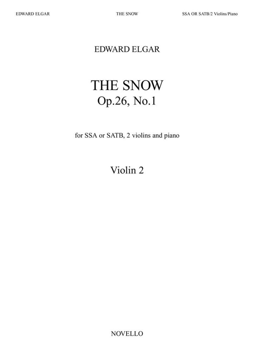 The Snow (Violin 2)