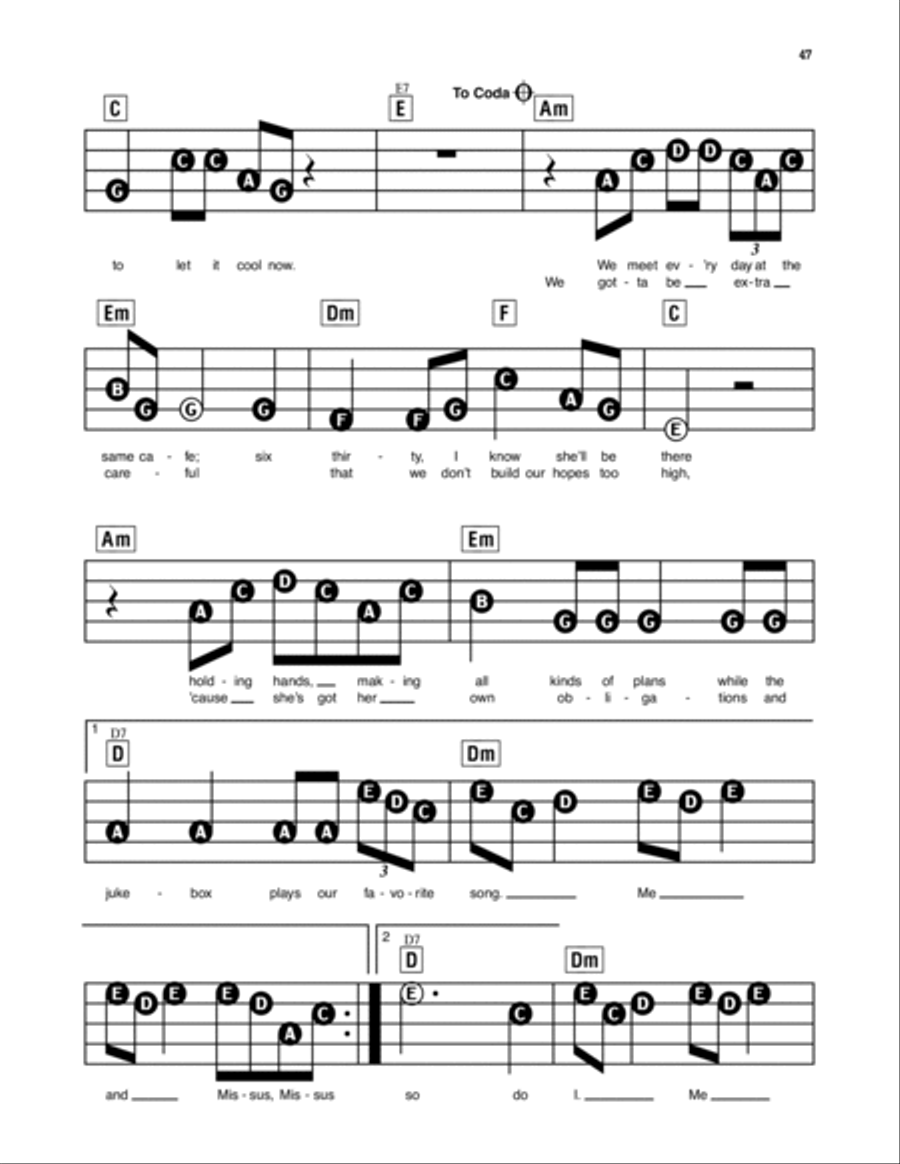 Me And Mrs. Jones Me And Mrs. Jones Electronic Keyboard scores gallery preview page 2