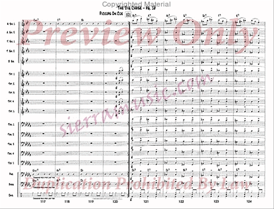 The Big Chase Jazz Ensemble scores gallery preview page 17