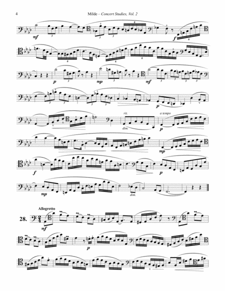 Concert Studies for Trombone, Volume 2