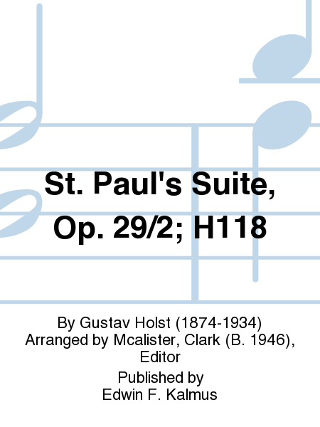 St. Paul's Suite, Op. 29/2; H118 image number null