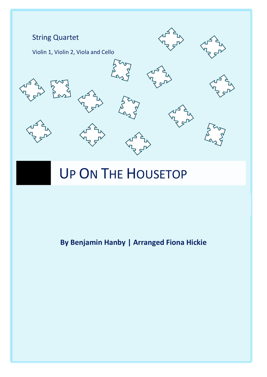 Up On The Housetop String Quartet scores gallery preview page 1
