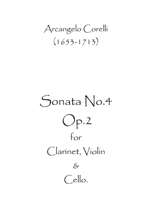 Book cover for Sonata No.4. Op.2