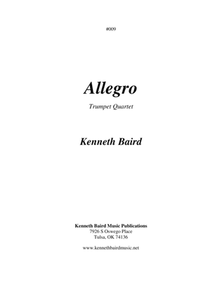 Book cover for Allegro (Quartet for Trumpets)