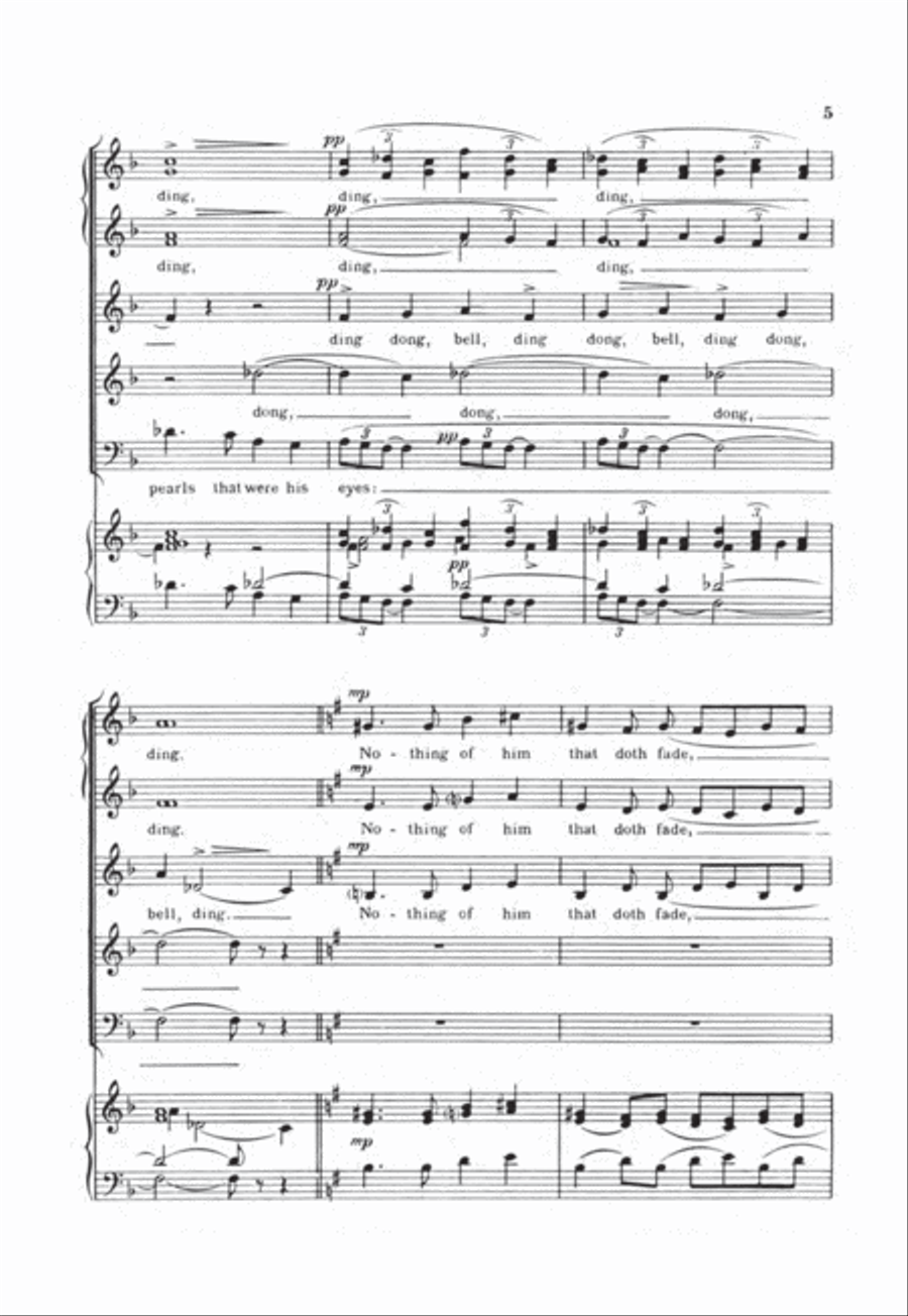 Three Shakespeare Songs ATB scores gallery preview page 5