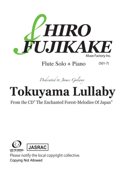 Tokuyama Lullaby (Flute + Piano) Flute Solo - Digital Sheet Music