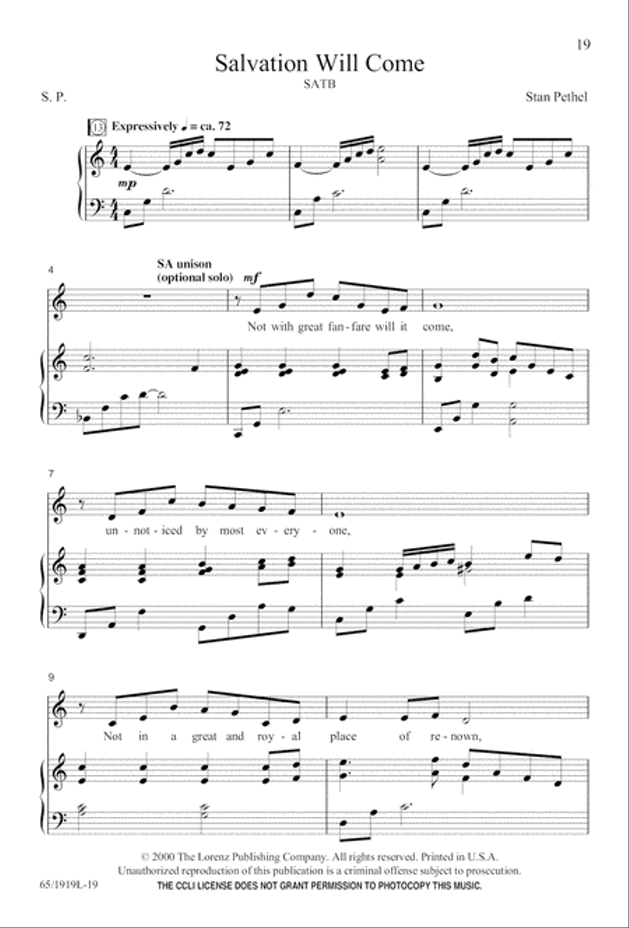 The Perfect Christmas 4-Part scores gallery preview page 21