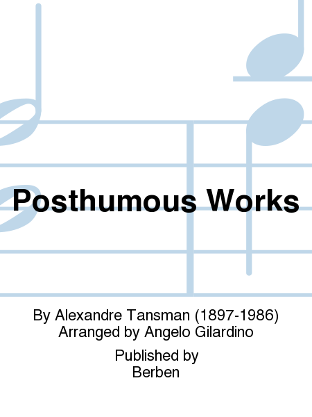 Posthumous Works